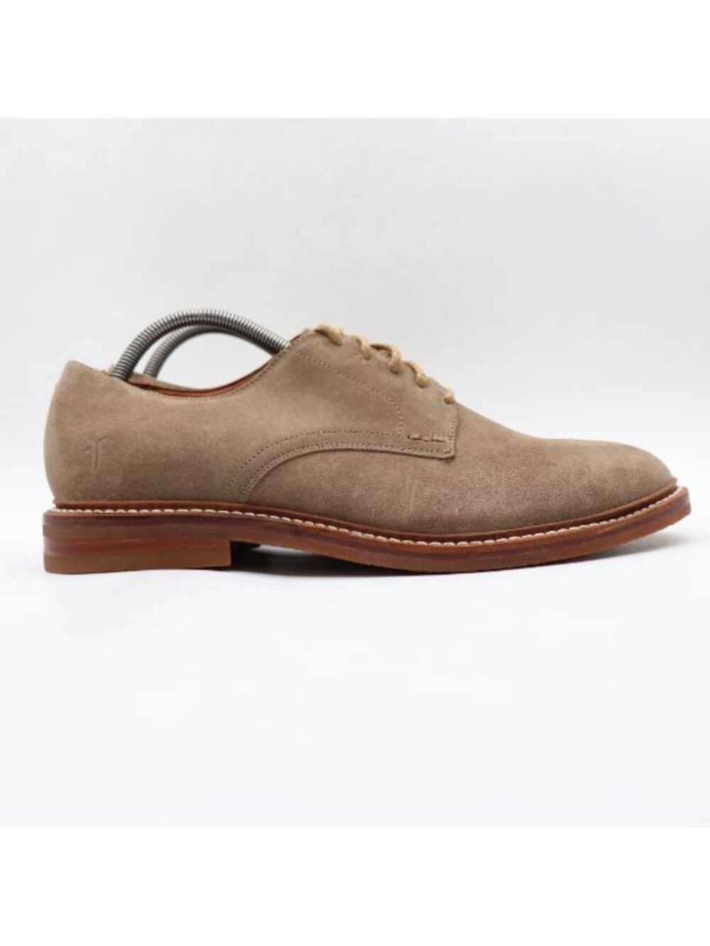 Frye Oxfords Men's Size 10 D Shoes Cream Beige Suede plain Toe